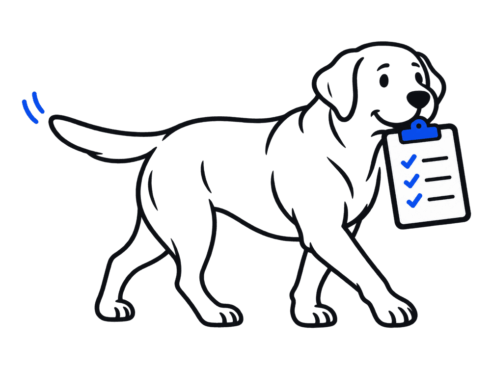Apollo carrying a completed checklist