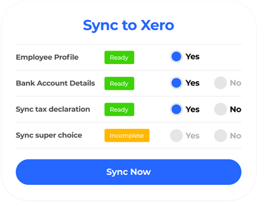 Xero and Deputy integration employee synchronise